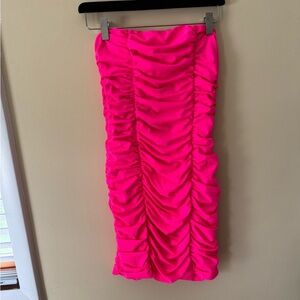 Hot pink tiger mist dress